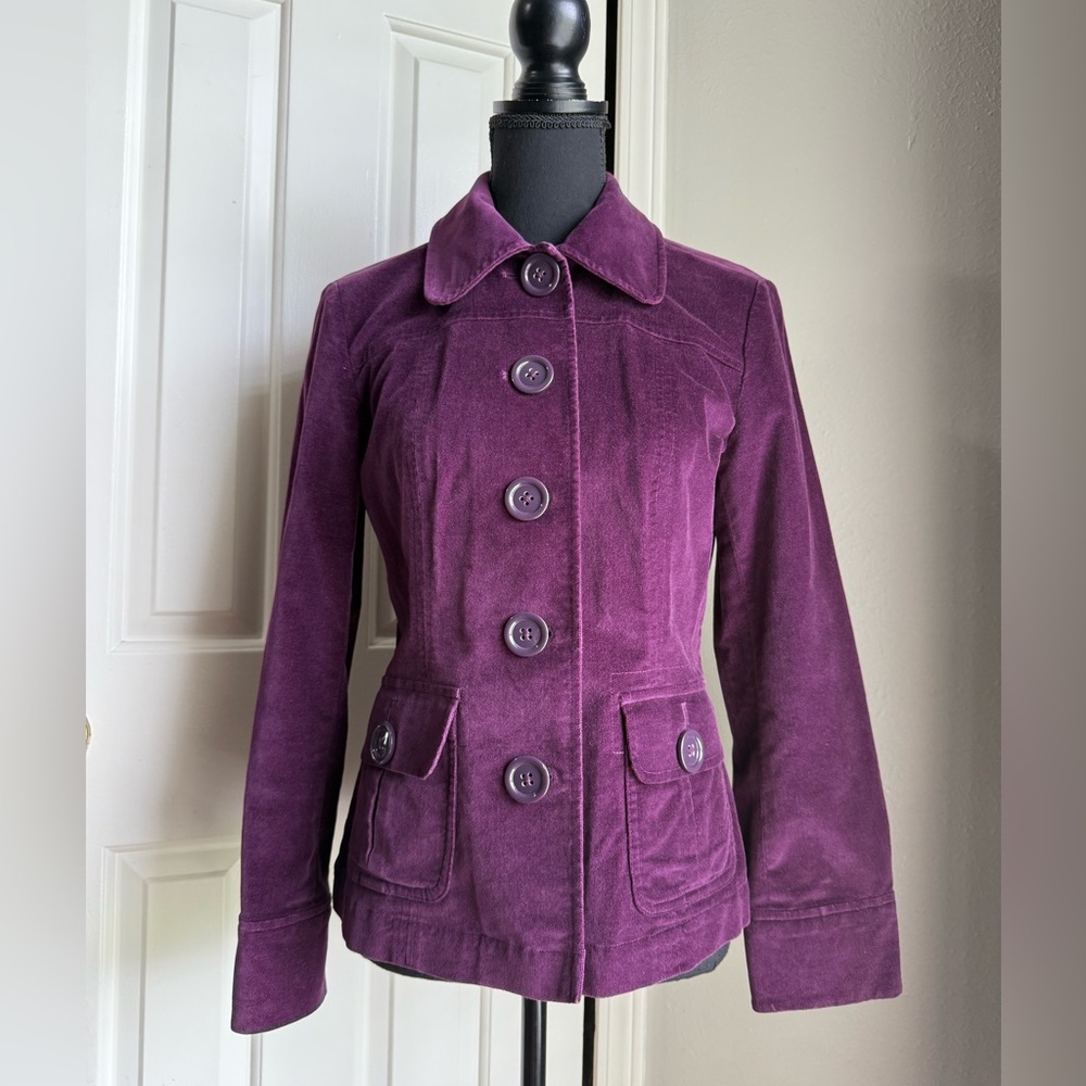 Talbots Rich Purple Jacket